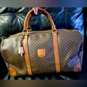 Celine triomphe 55 vintage travel bag